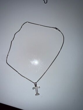 Silver 'T' Initial Pendant Necklace - Women Jewelry